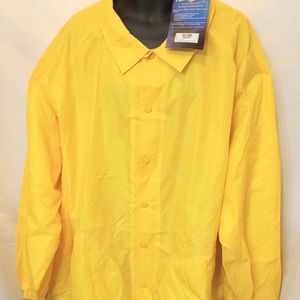 LawPro Yellow Windbreaker Men Size 6XL